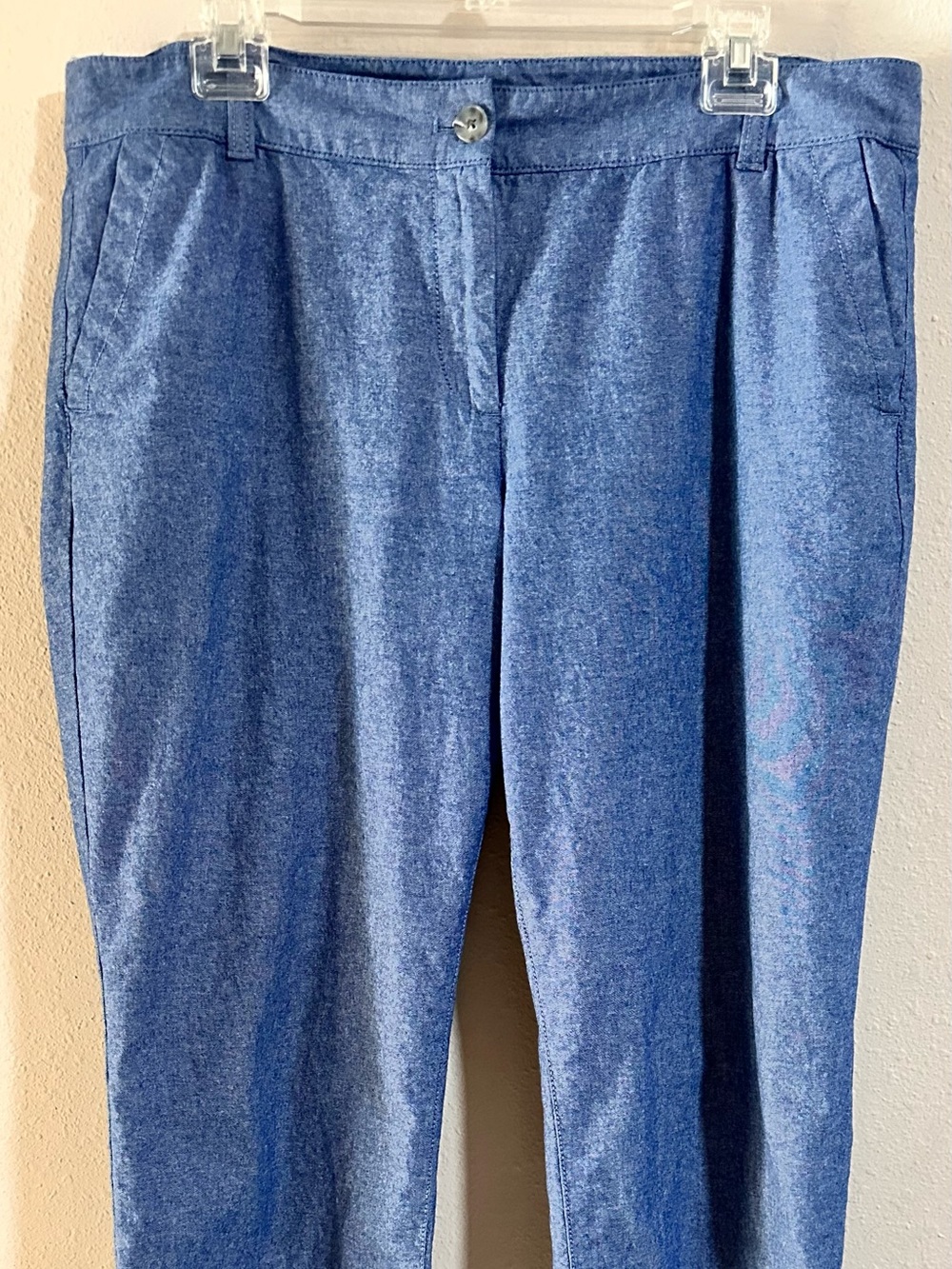Talbots Blue Chambray ‘The Weekend Chino’ Women's Trousers